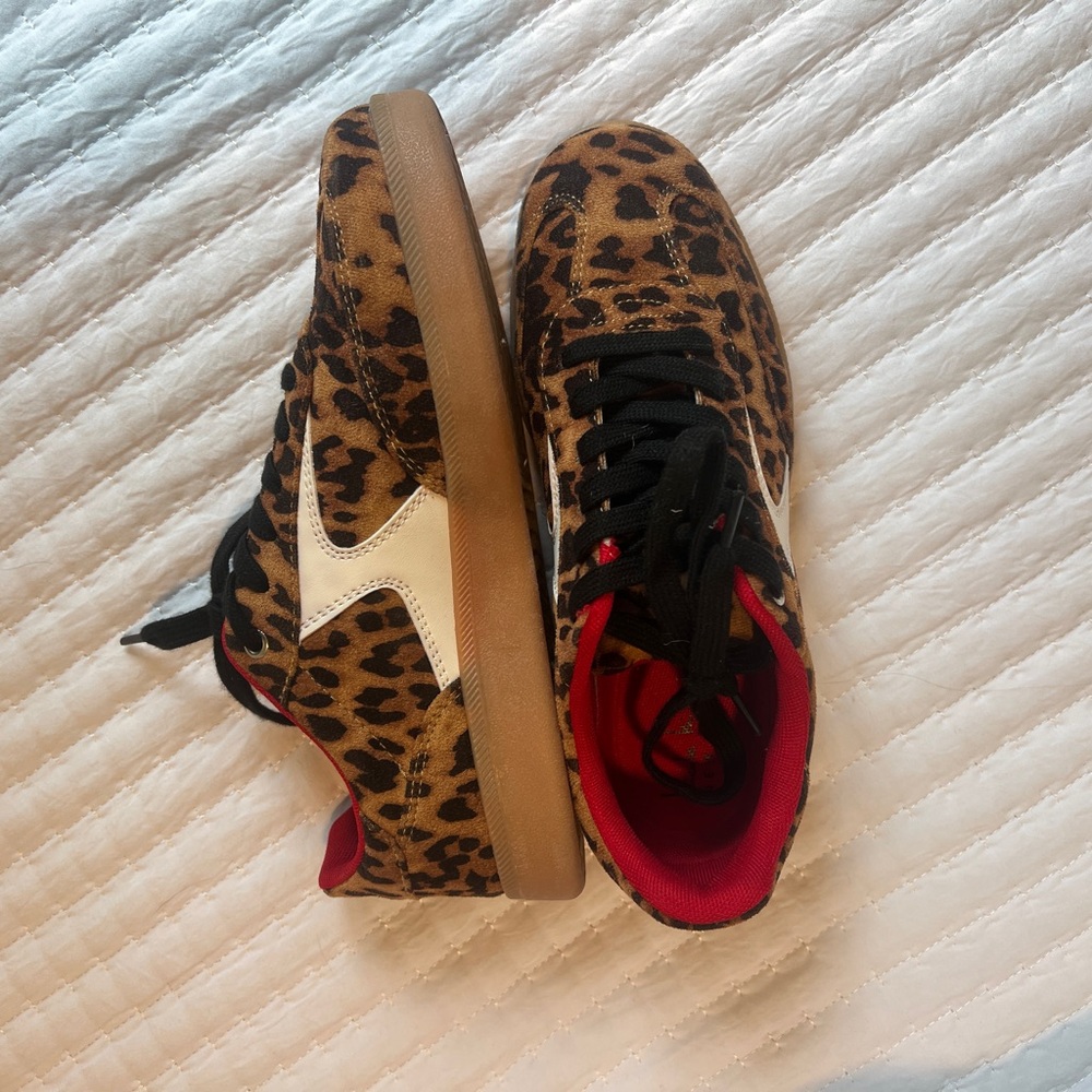 Leopard Print Women's Sneakers